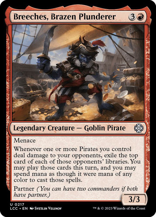 Breeches, Brazen Plunderer [Commander: The Lost Caverns of Ixalan] 217