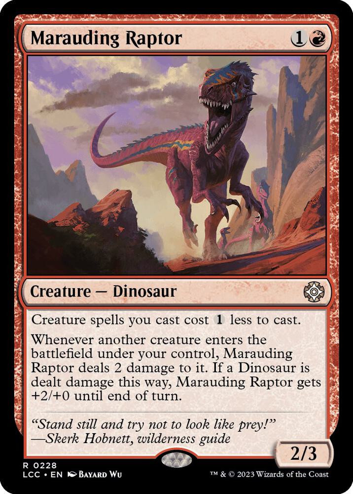 Marauding Raptor [Commander: The Lost Caverns of Ixalan] 228