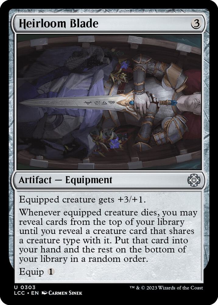 Heirloom Blade [Commander: The Lost Caverns of Ixalan] 303
