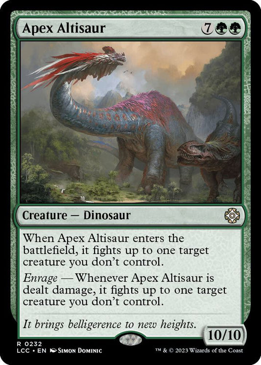 Apex Altisaur [Commander: The Lost Caverns of Ixalan] 232