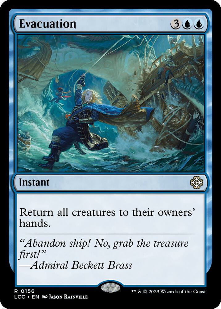 Evacuation [Commander: The Lost Caverns of Ixalan] 156