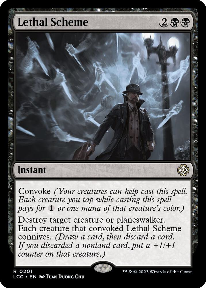 Lethal Scheme [Commander: The Lost Caverns of Ixalan] 201