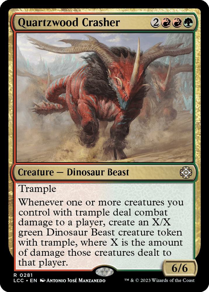Quartzwood Crasher [Commander: The Lost Caverns of Ixalan] 281