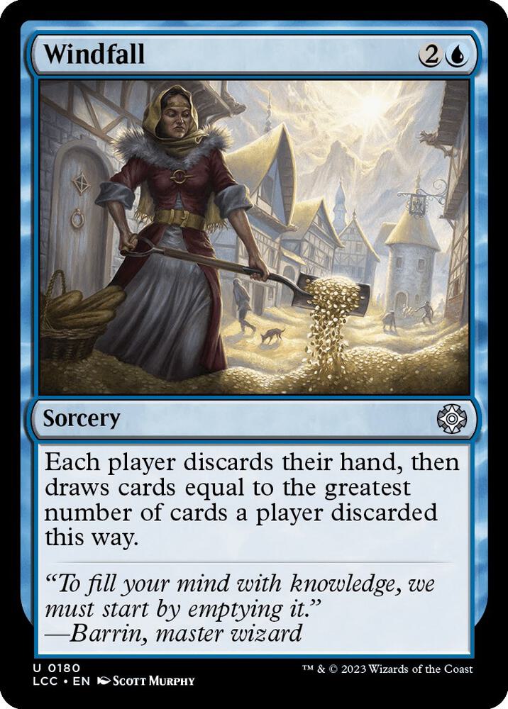 Windfall [Commander: The Lost Caverns of Ixalan] 180
