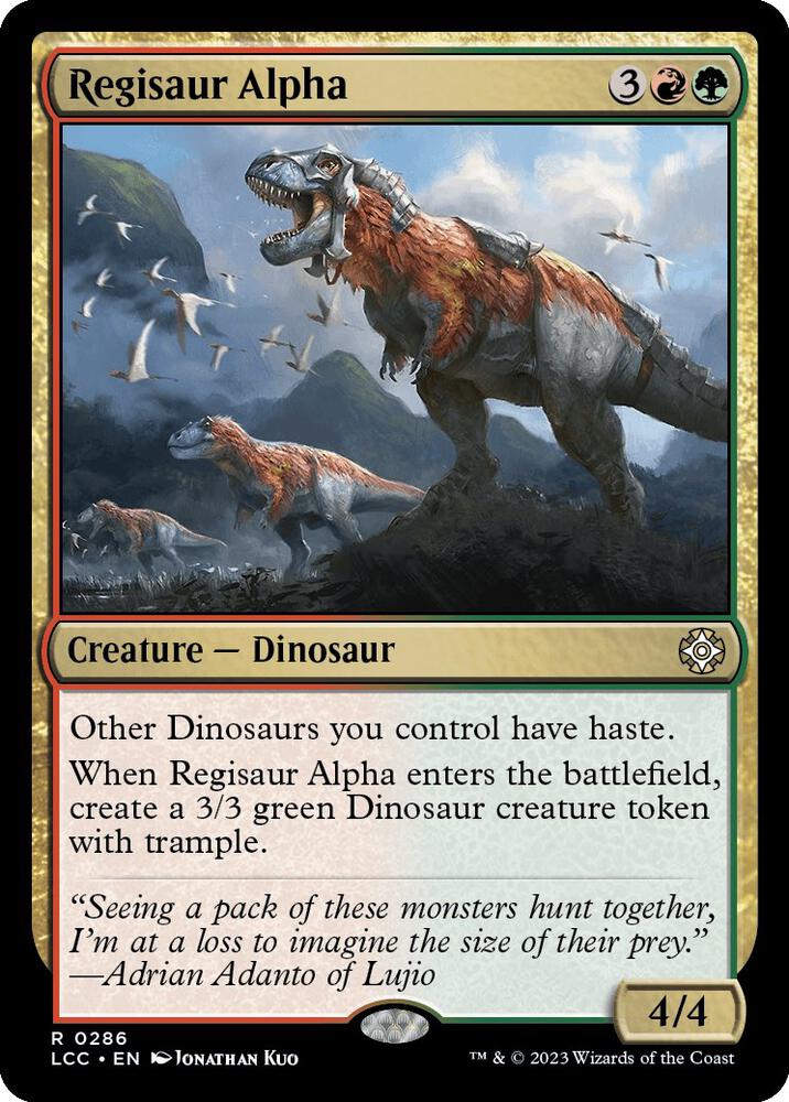 Regisaur Alpha [Commander: The Lost Caverns of Ixalan] 286