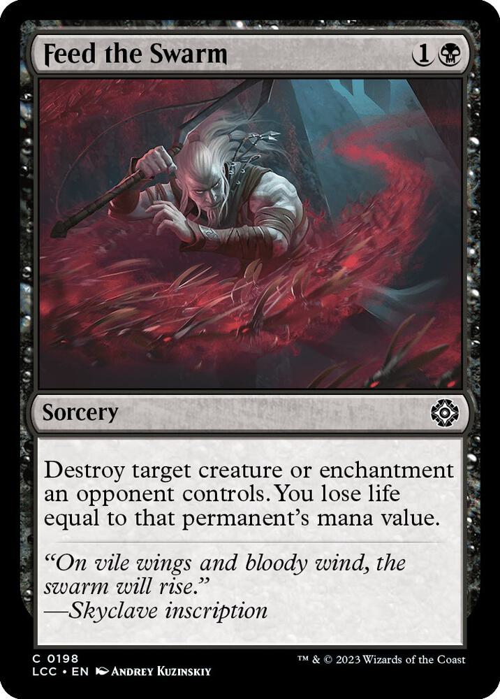 Feed the Swarm [Commander: The Lost Caverns of Ixalan] 198