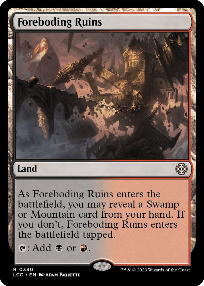 Foreboding Ruins [Commander: The Lost Caverns of Ixalan] 330