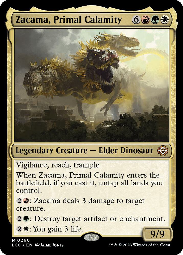 Zacama, Primal Calamity [Commander: The Lost Caverns of Ixalan] 296