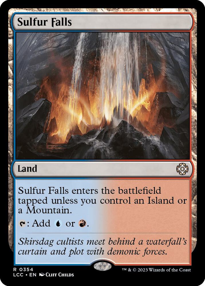 Sulfur Falls [Commander: The Lost Caverns of Ixalan] 354