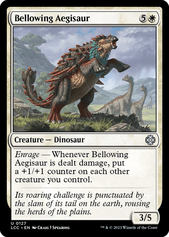 Bellowing Aegisaur [Commander: The Lost Caverns of Ixalan] 127