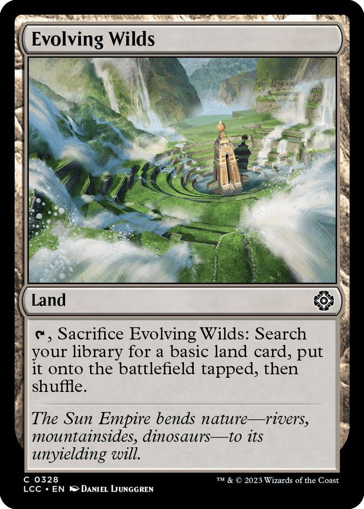 Evolving Wilds [Commander: The Lost Caverns of Ixalan] 328
