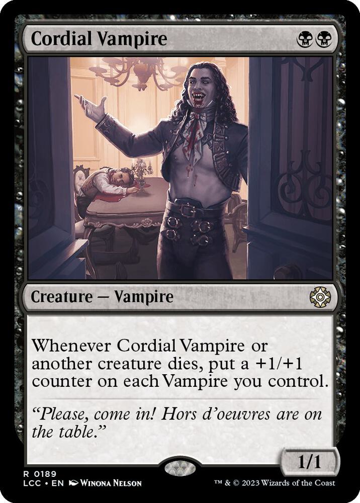 Cordial Vampire [Commander: The Lost Caverns of Ixalan] 189