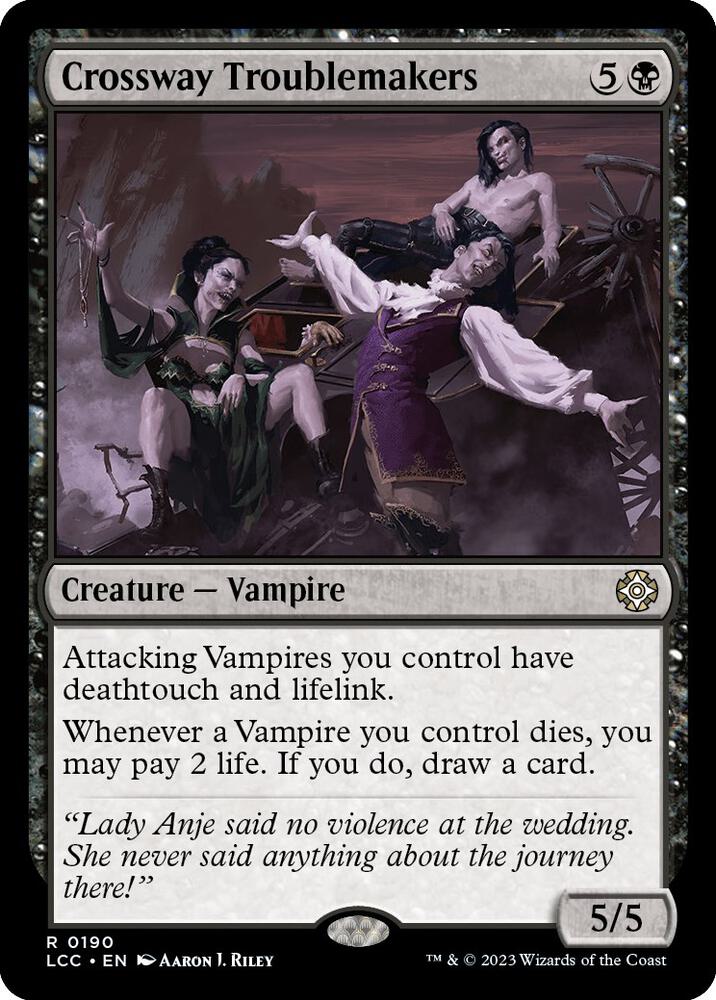 Crossway Troublemakers [Commander: The Lost Caverns of Ixalan] 190