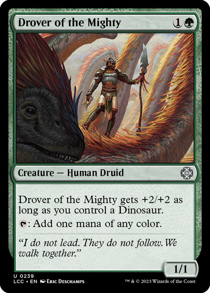 Drover of the Mighty [Commander: The Lost Caverns of Ixalan] 239