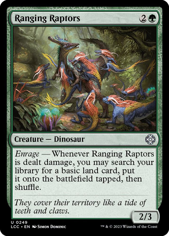 Ranging Raptors [Commander: The Lost Caverns of Ixalan] 249