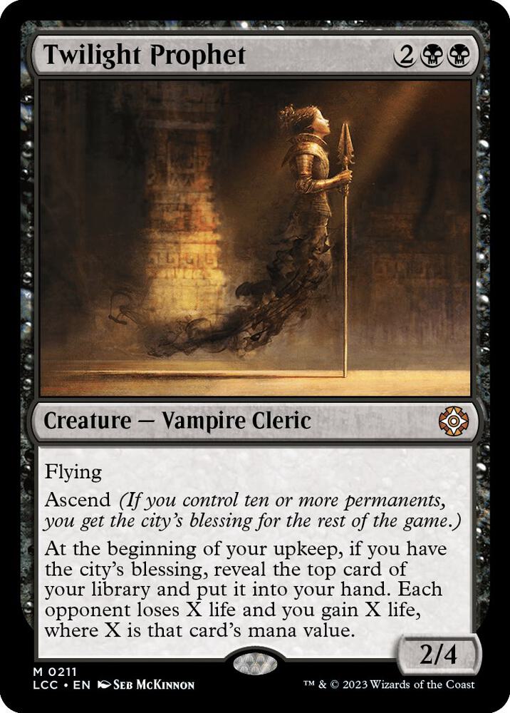 Twilight Prophet [Commander: The Lost Caverns of Ixalan] 211