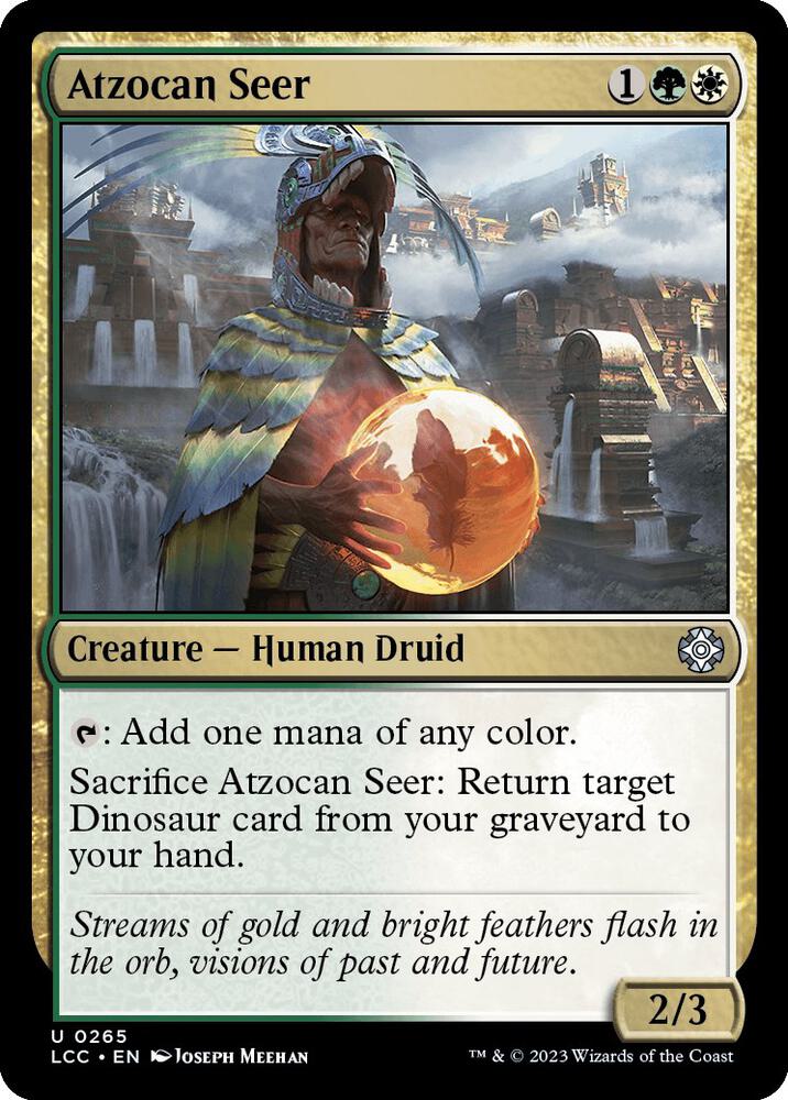 Atzocan Seer [Commander: The Lost Caverns of Ixalan] 265
