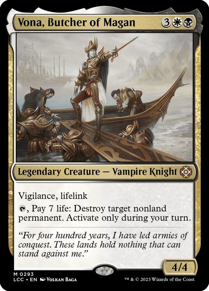 Vona, Butcher of Magan [Commander: The Lost Caverns of Ixalan] 293