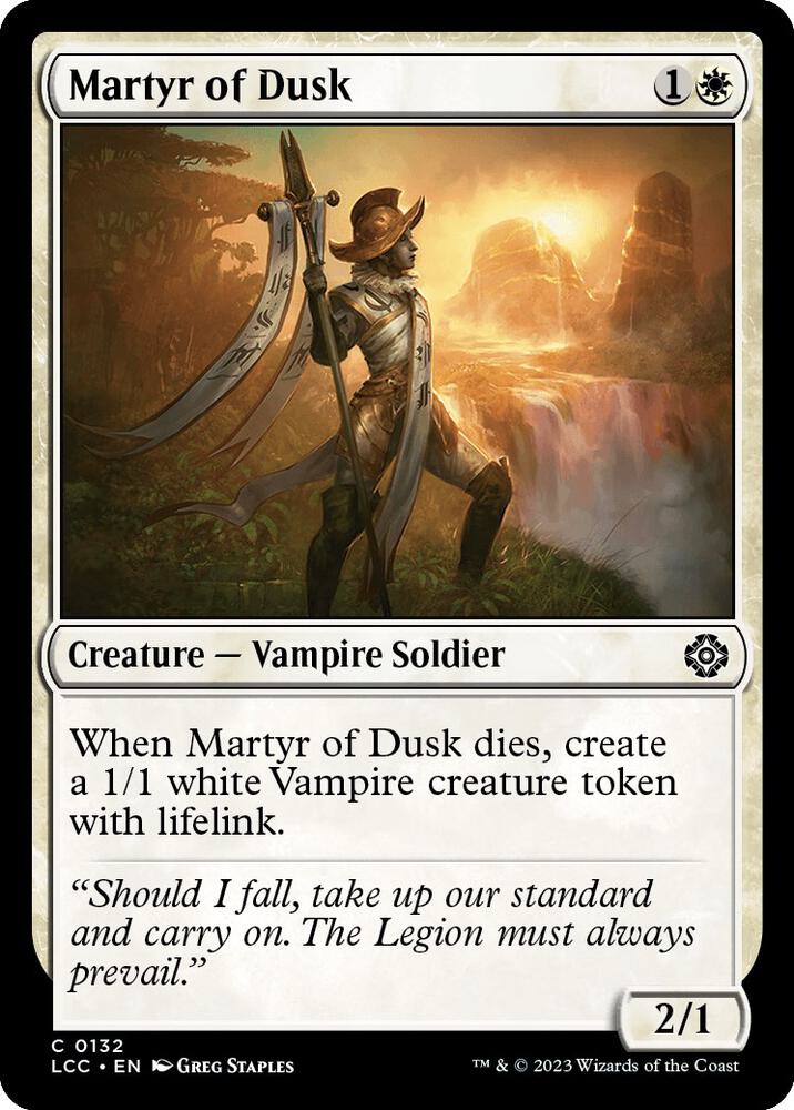 Martyr of Dusk [Commander: The Lost Caverns of Ixalan] 132