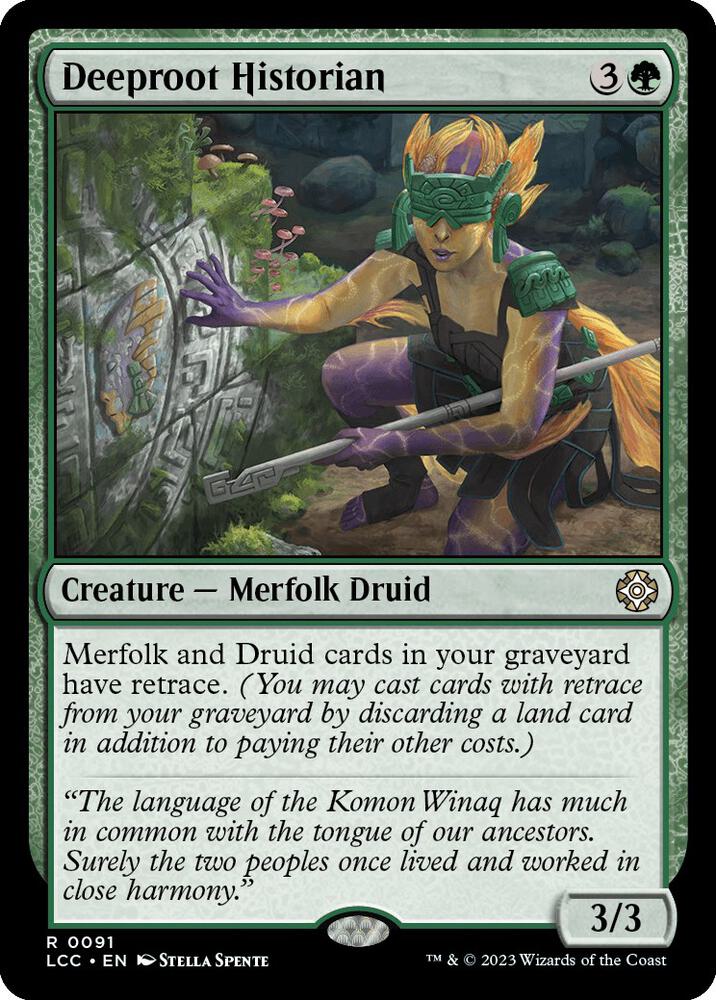 Deeproot Historian [Commander: The Lost Caverns of Ixalan] 91