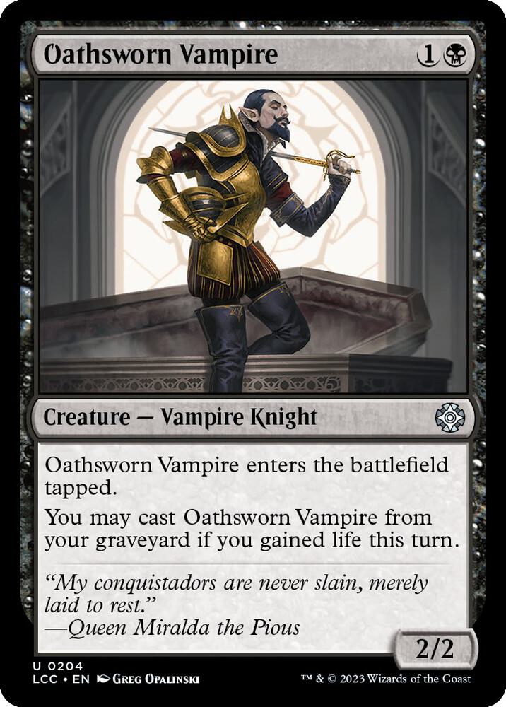Oathsworn Vampire [Commander: The Lost Caverns of Ixalan] 204