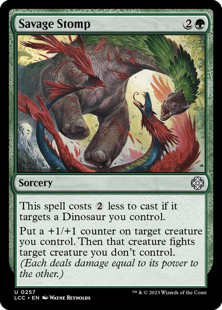 Savage Stomp [Commander: The Lost Caverns of Ixalan] 257