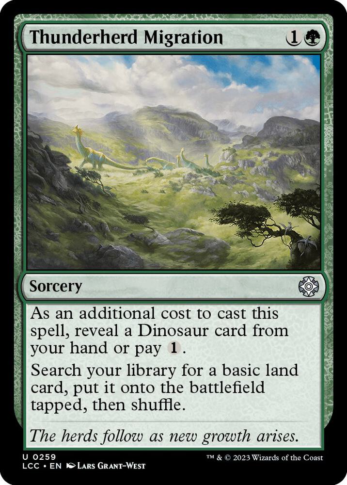 Thunderherd Migration [Commander: The Lost Caverns of Ixalan] 259