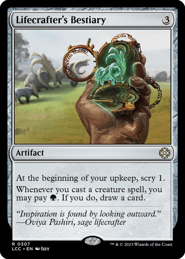 Lifecrafter's Bestiary [Commander: The Lost Caverns of Ixalan] 307