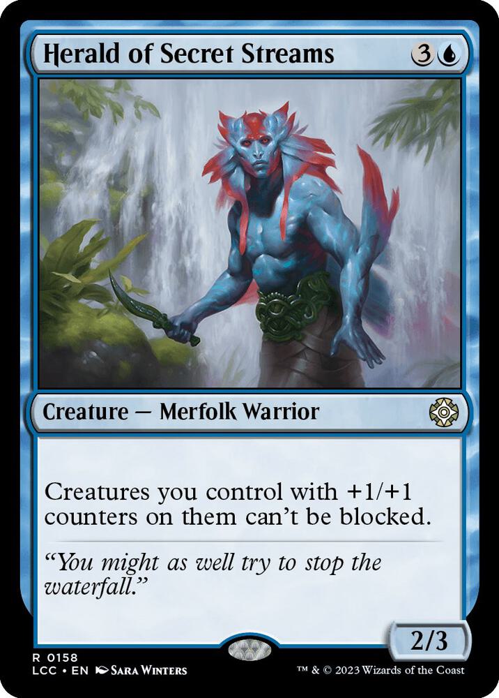 Herald of Secret Streams [Commander: The Lost Caverns of Ixalan] 158