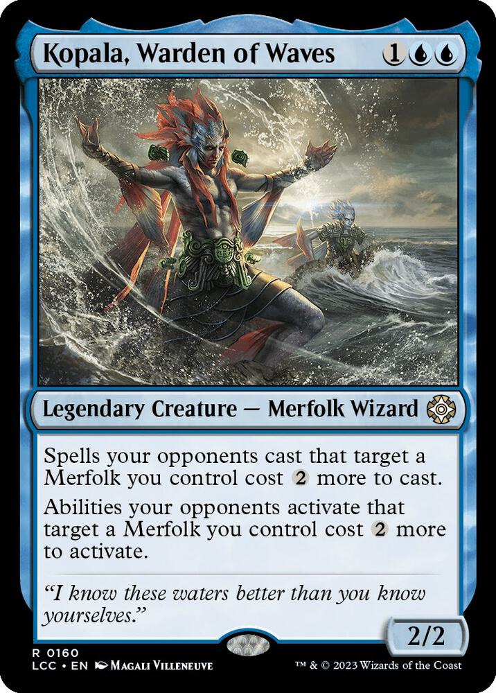 Kopala, Warden of Waves [Commander: The Lost Caverns of Ixalan] 160