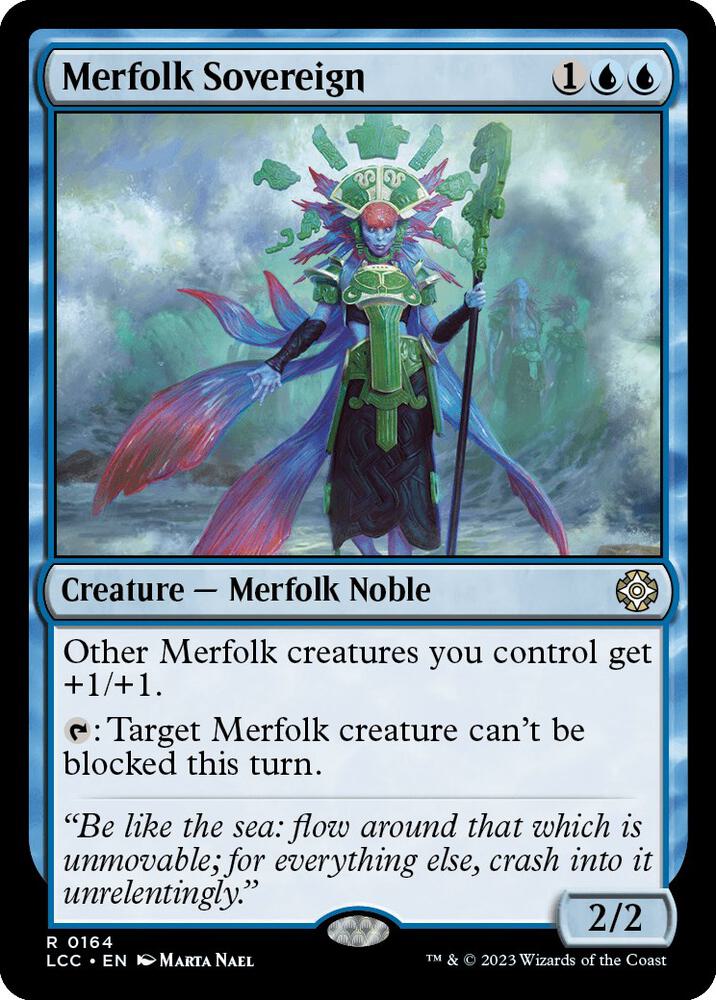 Merfolk Sovereign [Commander: The Lost Caverns of Ixalan] 164