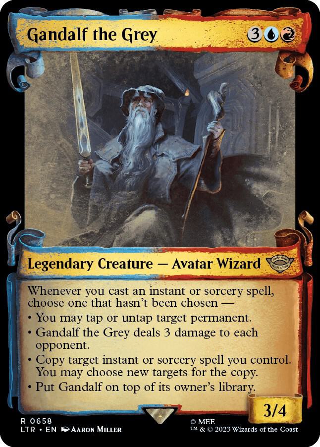 Gandalf the Grey (Showcase Scrolls) [Universes Beyond: The Lord of the Rings: Tales of Middle-earth] 658
