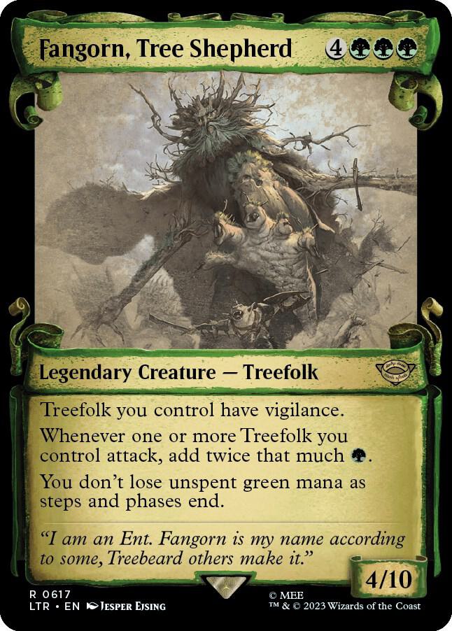 Fangorn, Tree Shepherd (Showcase Scrolls) [Universes Beyond: The Lord of the Rings: Tales of Middle-earth] 617