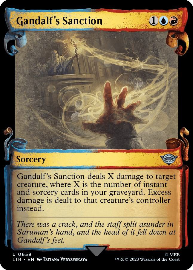 Gandalf's Sanction (Showcase Scrolls) [Universes Beyond: The Lord of the Rings: Tales of Middle-earth] 659