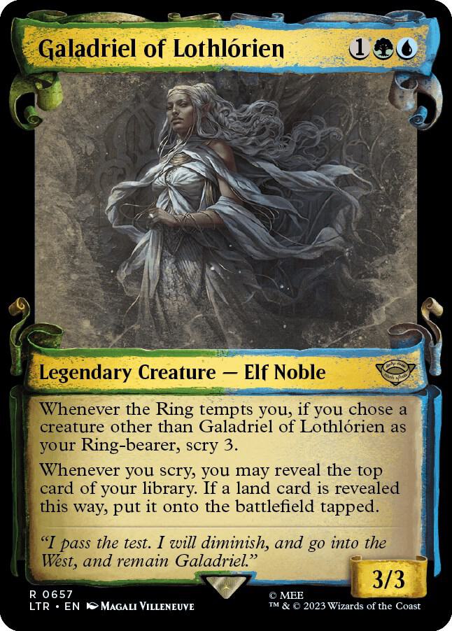 Galadriel of Lothlorien (Showcase Scrolls) [Universes Beyond: The Lord of the Rings: Tales of Middle-earth] 657