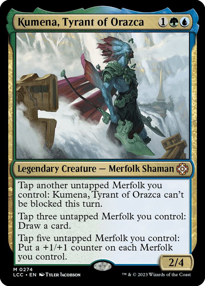 Kumena, Tyrant of Orazca [Commander: The Lost Caverns of Ixalan] 274