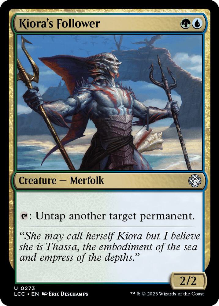 Kiora's Follower [Commander: The Lost Caverns of Ixalan] 273