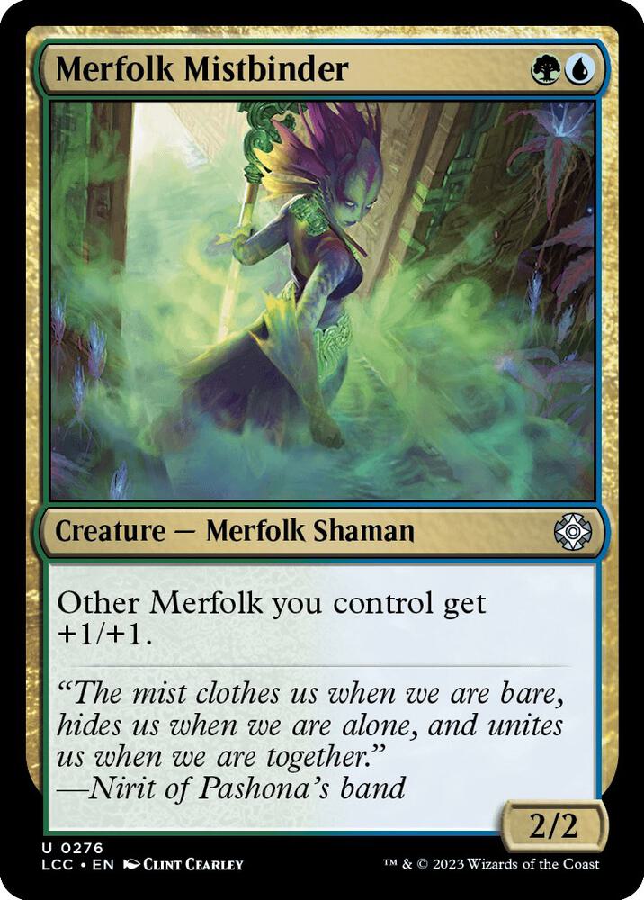 Merfolk Mistbinder [Commander: The Lost Caverns of Ixalan] 276