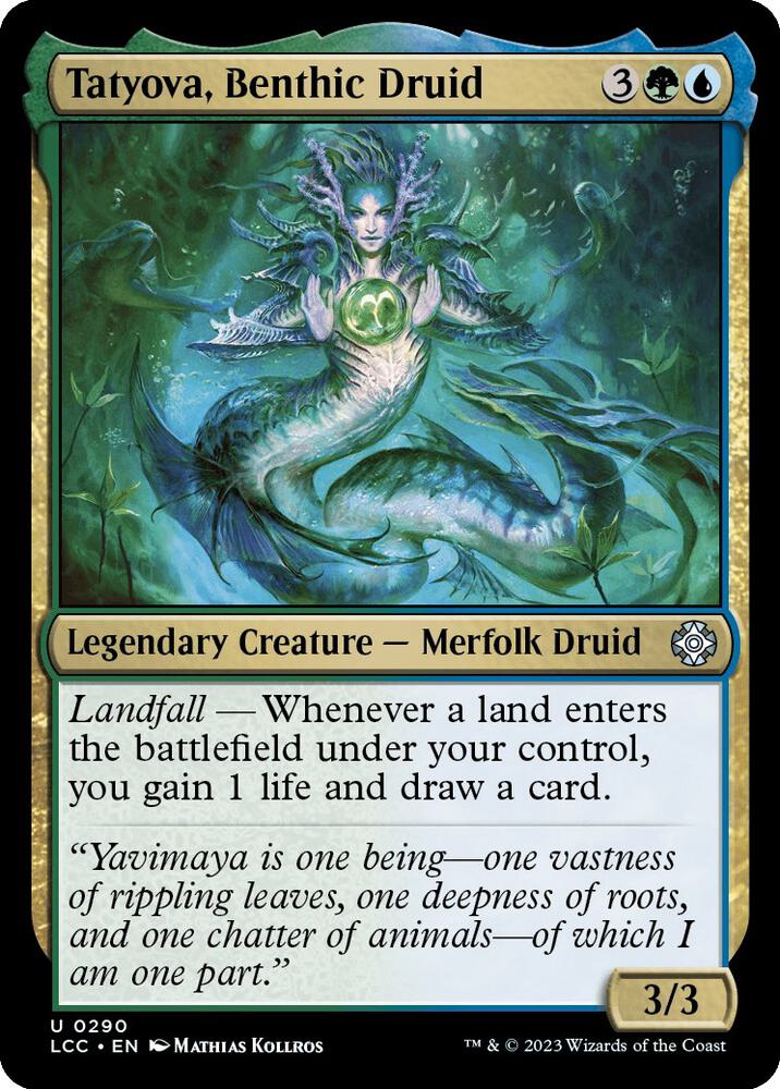 Tatyova, Benthic Druid [Commander: The Lost Caverns of Ixalan] 290