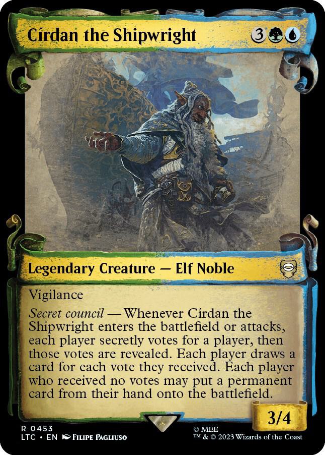 Cirdan the Shipwright (Showcase Scrolls) [Commander: The Lord of the Rings: Tales of Middle-earth] 453