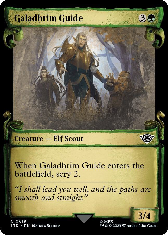 Galadhrim Guide (Showcase Scrolls) [Universes Beyond: The Lord of the Rings: Tales of Middle-earth] 619