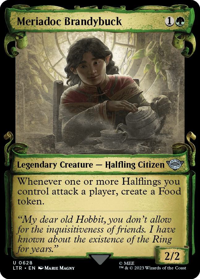 Meriadoc Brandybuck (Showcase Scrolls) [Universes Beyond: The Lord of the Rings: Tales of Middle-earth] 628