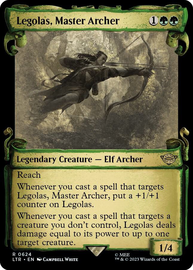 Legolas, Master Archer (Showcase Scrolls) [Universes Beyond: The Lord of the Rings: Tales of Middle-earth] 624