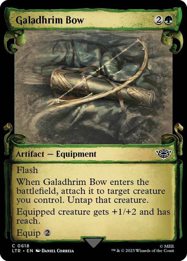 Galadhrim Bow (Showcase Scrolls) [Universes Beyond: The Lord of the Rings: Tales of Middle-earth] 618