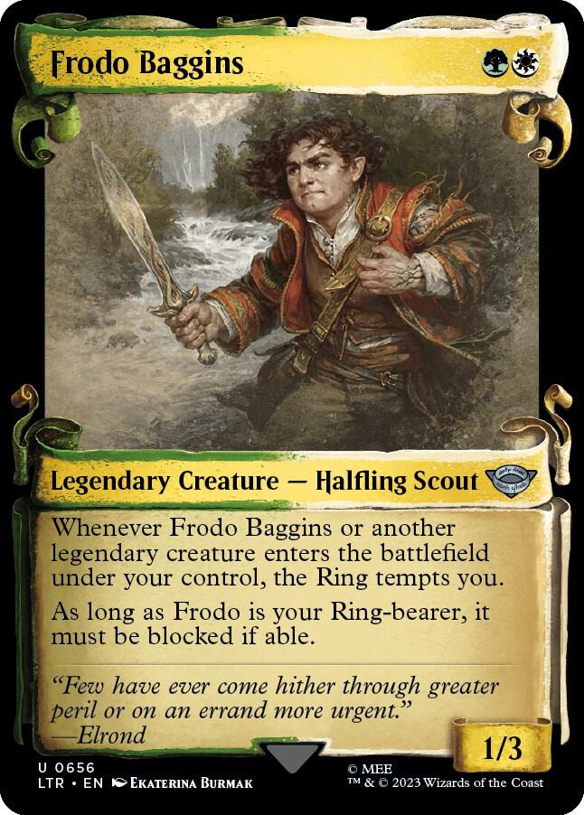 Frodo Baggins (Showcase Scrolls) [Universes Beyond: The Lord of the Rings: Tales of Middle-earth] 656