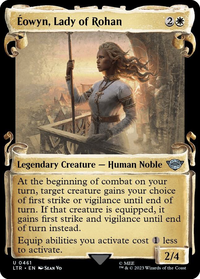 Eowyn, Lady of Rohan (Showcase Scrolls) [Universes Beyond: The Lord of the Rings: Tales of Middle-earth] 461