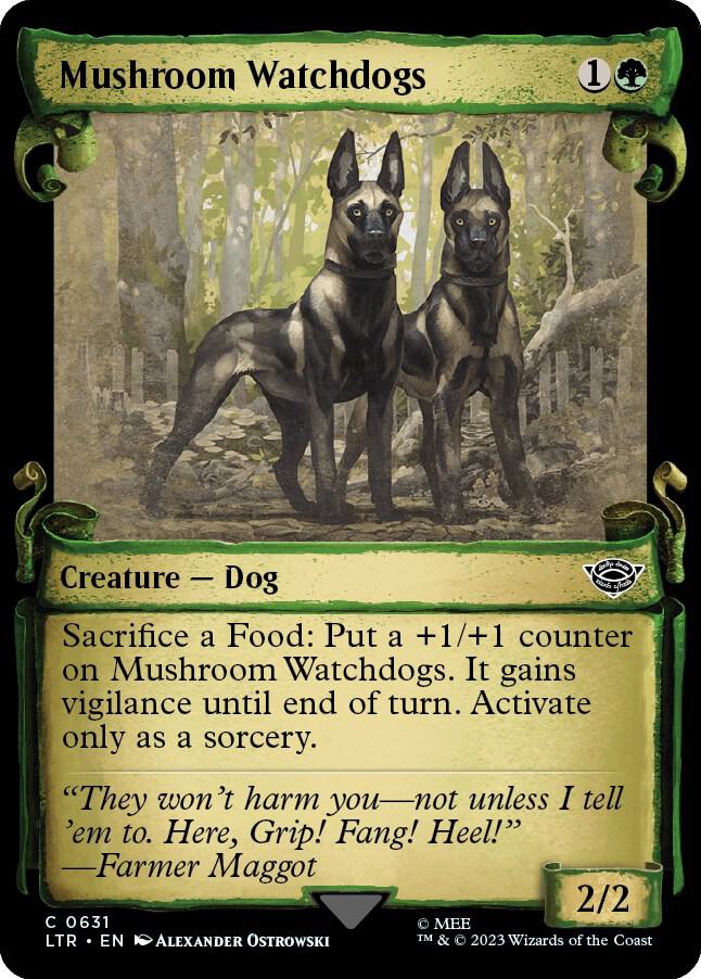 Mushroom Watchdogs (Showcase Scrolls) [Universes Beyond: The Lord of the Rings: Tales of Middle-earth] 631