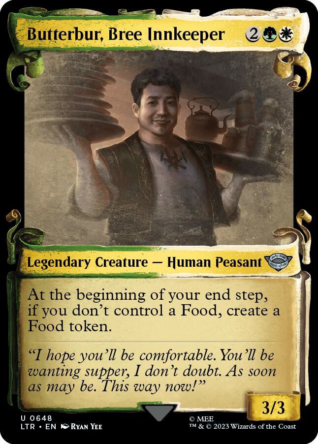 Butterbur, Bree Innkeeper (Showcase Scrolls) [Universes Beyond: The Lord of the Rings: Tales of Middle-earth] 648
