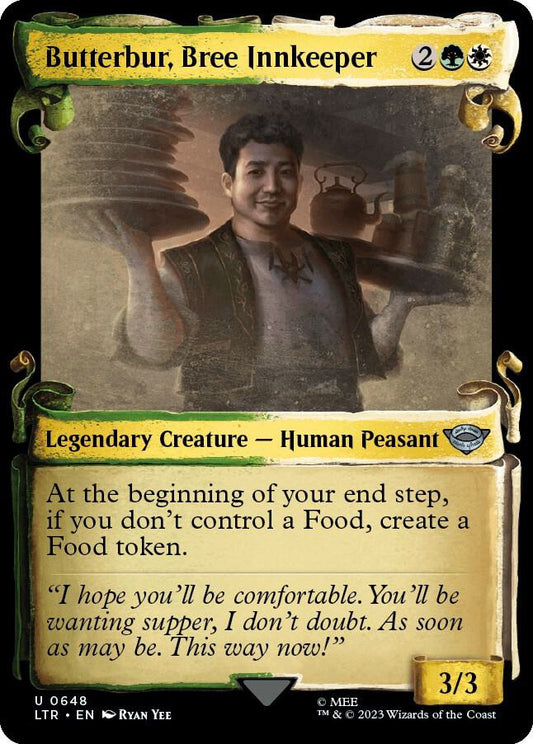 Butterbur, Bree Innkeeper (Showcase Scrolls) [Universes Beyond: The Lord of the Rings: Tales of Middle-earth] 648