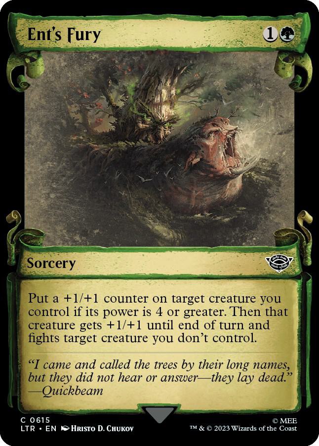 Ent's Fury (Showcase Scrolls) [Universes Beyond: The Lord of the Rings: Tales of Middle-earth] 615